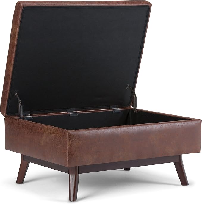 SIMPLIHOME Owen Coffee Table Storage Ottoman - Image 5
