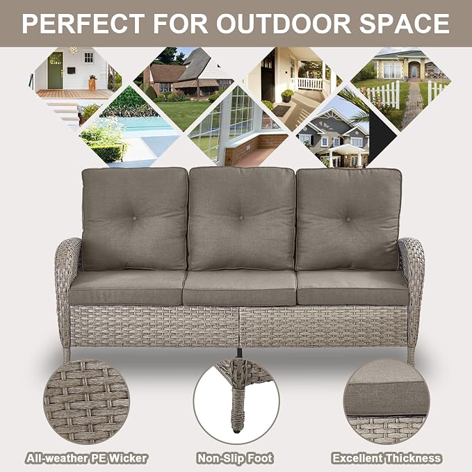 Belord Expansive 10 Pieces Outdoor Patio Furniture Set - Image 7