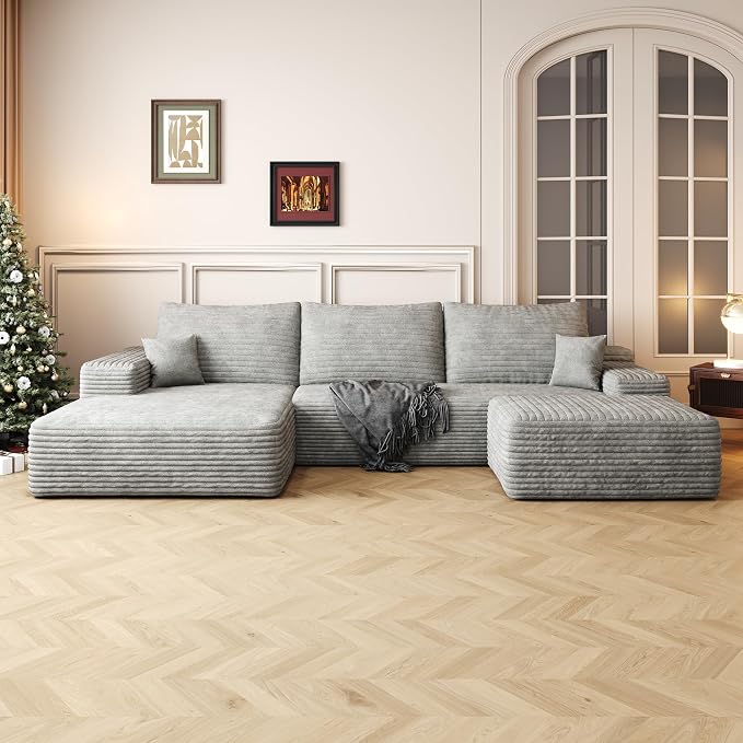 AUGOP 108" Sectional Couches for Living Room Modern Modular Sofa by AUGOP