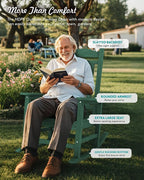 SERWALL HDPE Outdoor Rocking Chair - Image 8