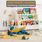 SpaceAid 3-Tier Scalloped Bookshelf, Montessori Bookcase - Image 3