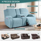 Ruaozz Loveseat Recliner Covers - Image 4