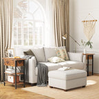 HOOBRO Set of 2 End Tables, Side Table - Image 2