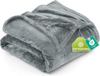 Utopia Bedding Soft Fleece Bed Blanket Queen Size Ash Grey | Microfiber Plush by UTOPIABEDDING
