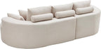 106'' Sectional Curved Sofa Sponge Couch - Image 5
