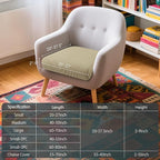 Hokway Couch Cushion Covers Stretch Cushion Covers Sofa Seat Cushion Slipcover - Image 3