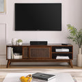 LKTART Boho Mid Century TV Stand, Media Console by LKTART