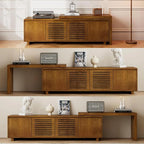 LKTART Mid Century Modern TV Stand, Extendable Entertainment Center - Image 3