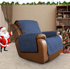 Easy-Going Reversible Couch Cover, Oversized Recliner, Dark Blue/Light Blue | - Image 2