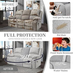 100% Waterproof Sectional Recliner Couch Covers - Image 5