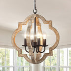 16 Inch Farmhouse Chandelier for Dining Room French Country Light Fixtures Over by DawnWhisper