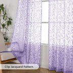 Furman Sheer Curtains 72 inches Long - Image 3