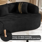 131" Oversized Sectional Sofa for Living Room, Modern Luxury Plush Chenille - Image 7