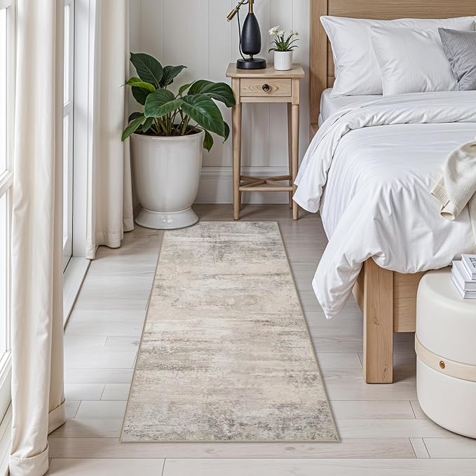 Washable Entryway 2x5 Runner Rug: Easy-Clean Kitchen Bedroom Carpets Non Slip by YOUFORTONG