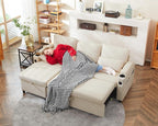 DURASPACE Sofa Bed Sleeper Pull Out 2 in 1 Sectional Sleeper Sofa Couches - Image 3