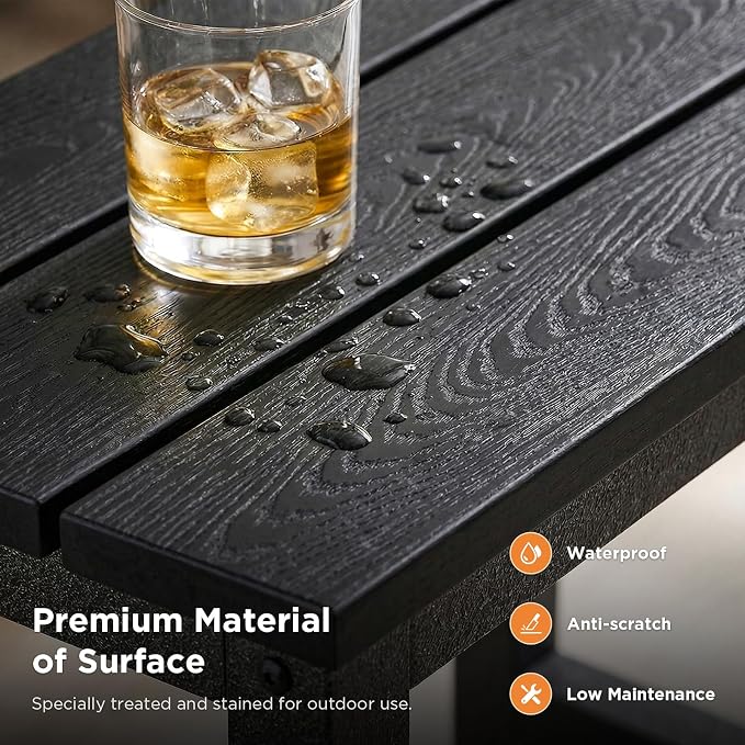 ODK Outdoor Side Table, Adirondack Patio End Table - Image 4