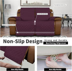 Easy-Going Oversized Loveseat Recliner Cover, Reversible Couch Cover - Image 4