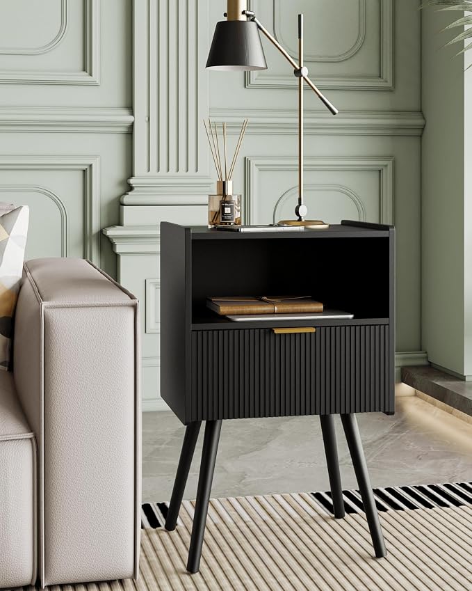 Veegle Nightstand, Modern Bedside Table - Image 5