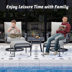 HOMREST Outdoor Swivel Rocker Patio Chairs - Image 7