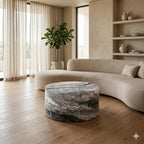 Round Coffee Table Living Room Table - Image 9