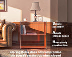 32-Inch 2-Tier Metal Bookcase, Open Shelf Storage Organizer - Image 5