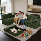 Upgrade Boneless Couch with Storage, Extra Deep&High Seat Modular Sectional - Image 2