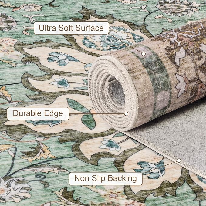 4x6 Area Rugs Living Room: Washable Rug - Image 7