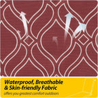 AAAAAcessories Outdoor Chaise Lounge Cushions, Fade-Resistant, Waterproof Patio - Image 4