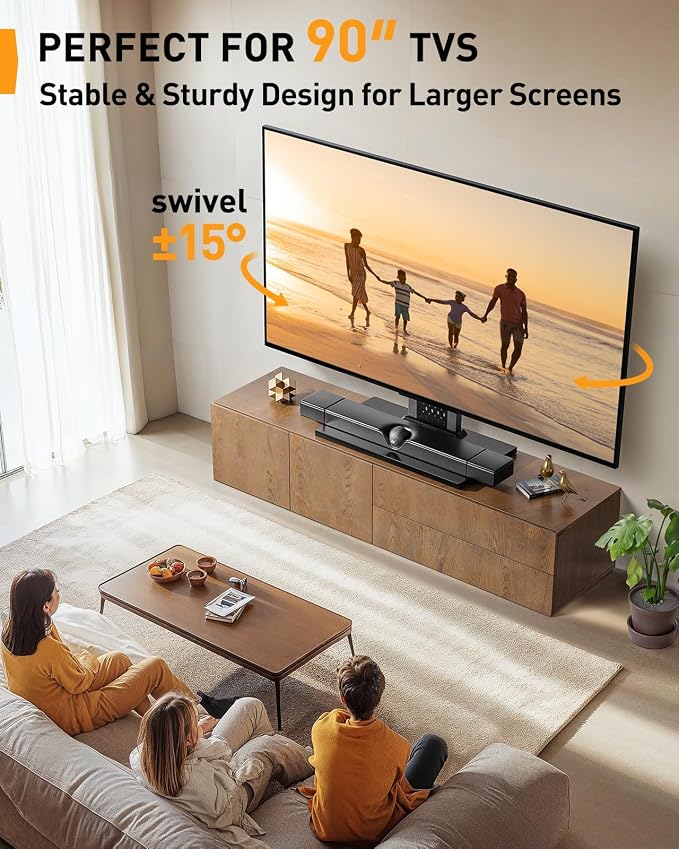 Perlegear Universal Swivel TV Stand - Image 4