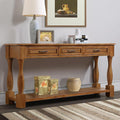 Knocbel Long Antique Entry Console Table by Knocbel