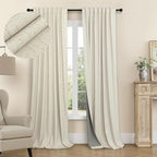 Pitalk 132 Inch Extra Long Living Room Curtains by Pitalk