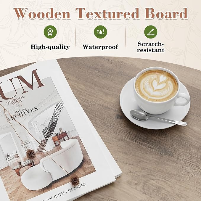 OLIXIS Wooden Coffee Table, Lift Top Coffee Table - Image 5