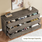 GarveeHome 9 Drawer Dresser for Bedroom, Wide Modern Chest of Drawers, Large - Image 4