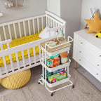 DTK 3 Tier Rolling Utility Cart - Image 6