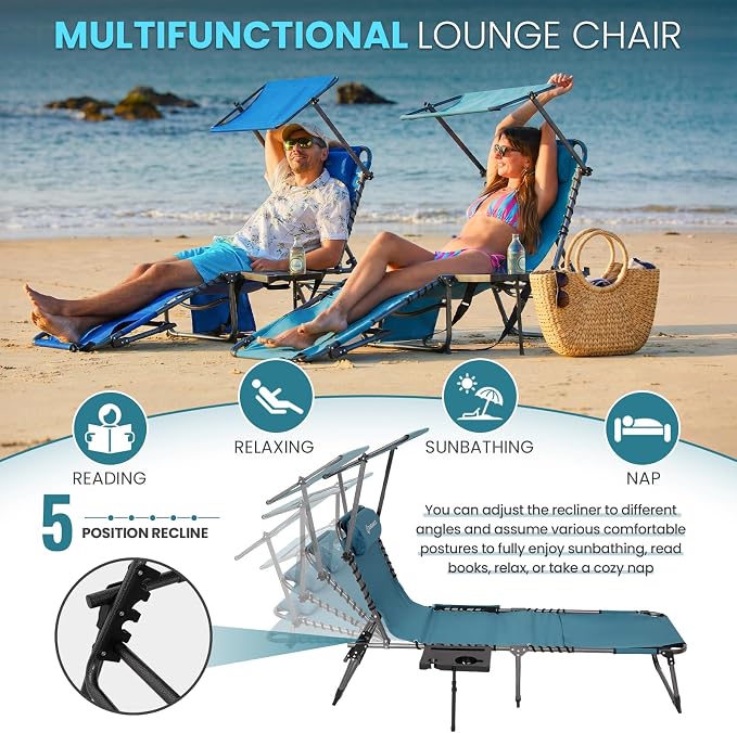 FUNDANGO 400lbs Tanning Chair - Image 5