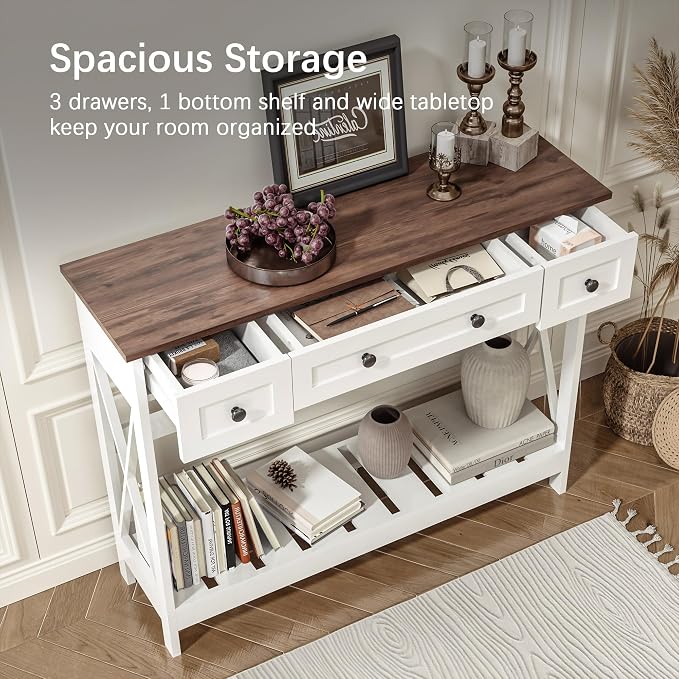39.4" Farmhouse Console Table - Image 4