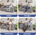 COMAX Futon Sofa Bed, 4‑in‑1 Convertible Sofa Bed, Folding Boneless Couches - Image 8