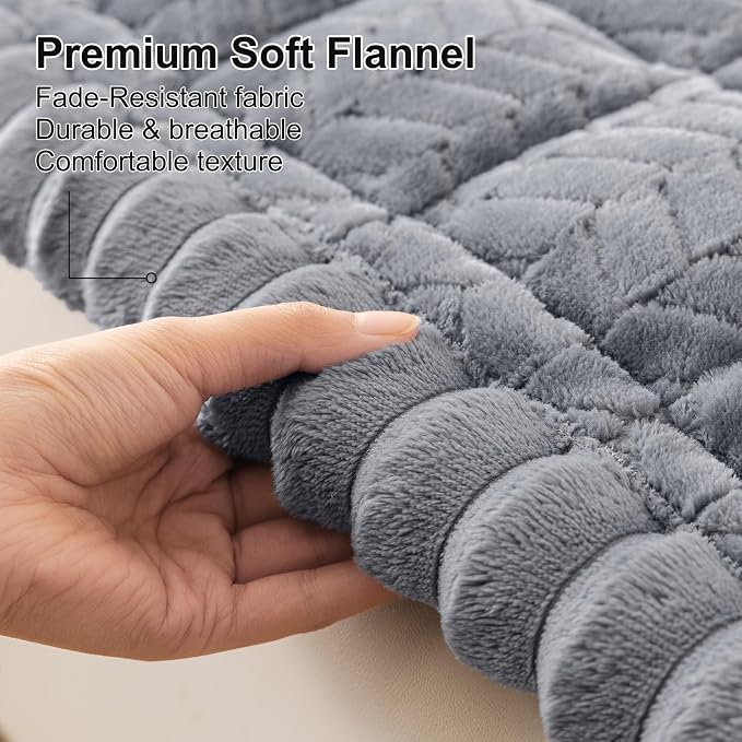 Smiry Couch Cover for Dogs, Non Slip Fuzzy Pet Sofa Arm Covers Washable | Sofa - Image 5