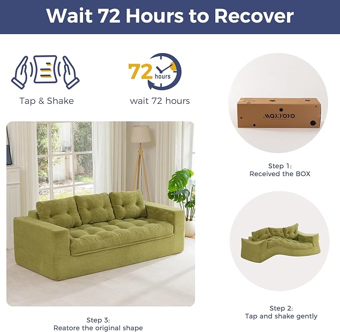 MAXYOYO 79" Loveseat Sofa Couch - Image 8