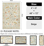 DUKINO 4x6 Area Rug, Non Slip Animal Washable Rug - Image 2