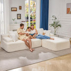 Hobestluk Modular Sectional Sofa Couches L-Shape Couch 3 Seat Modular Sofa - Image 3