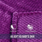 Exclusivo Mezcla Large Waffle Fleece Throw Blanket - Image 6