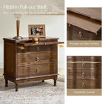 HULALA HOME Solid Wood End Table - Image 3