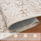 8x10 Area Rugs for Living Room Bedroom Dining Room Washable Beige Ivory | Soft - Image 4