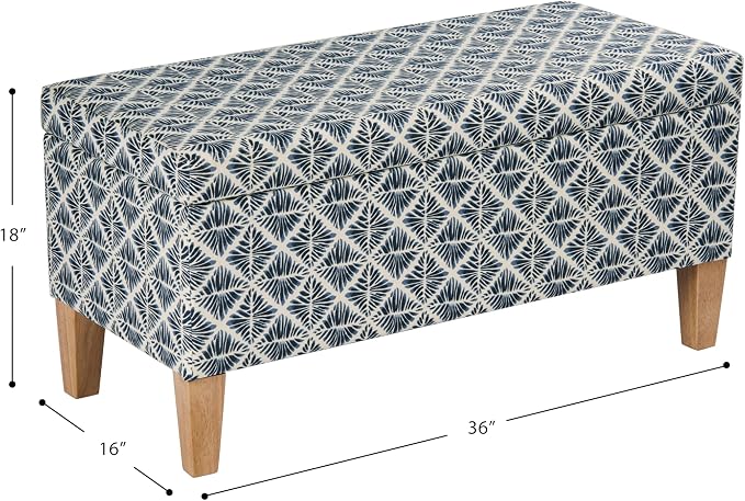 HomePop Large Decorative Storage Bench - Image 3