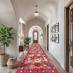 Rug for Hallways Kitchen Runner Rug 2'6"x14' | Rubber Backing; Non Slip; by WelcometoBabovid