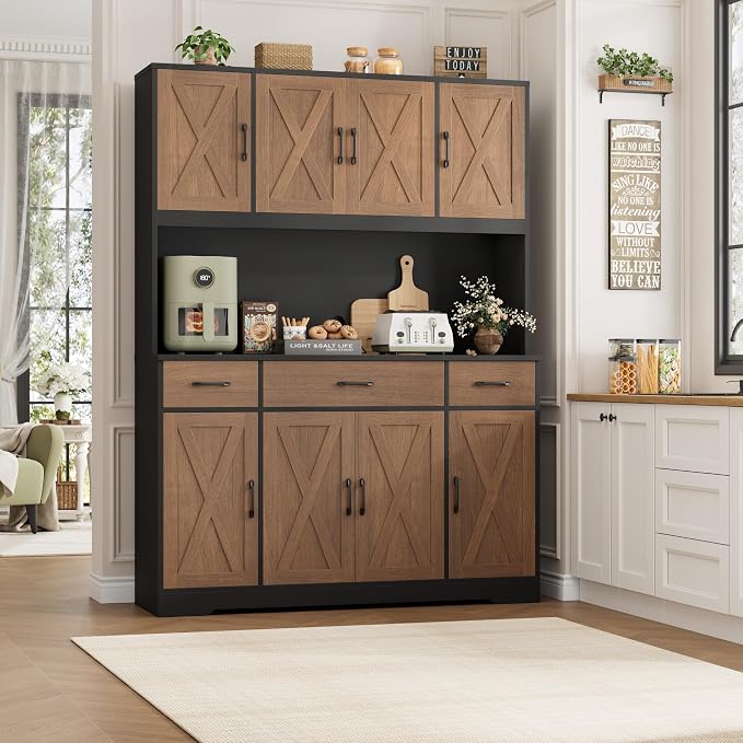 HOSTACK 71" Tall Pantry Cabinet - Image 2