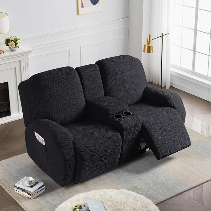 Ruaozz Loveseat Recliner Covers - Image 7