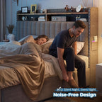 EnHomee Upholstered King Size Bed Frame - Image 5