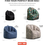Big Joe Milano Beanbag Chair Red Smartmax - Image 7